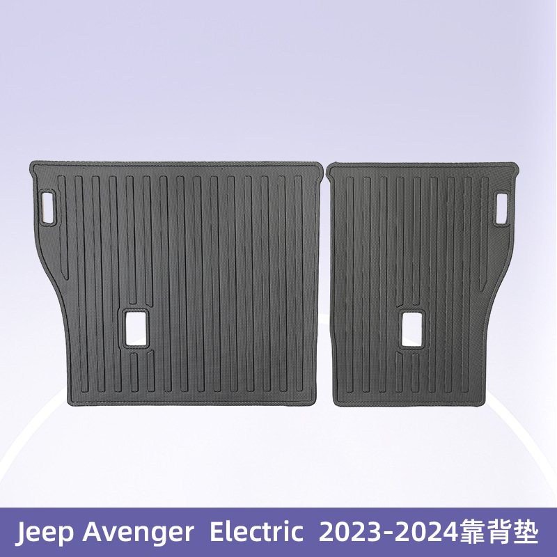 Europa para Jeep Avenger2023 - 2024 eléctrico 3D todo el tiempo material TPE almohadilla de pie de automóvil