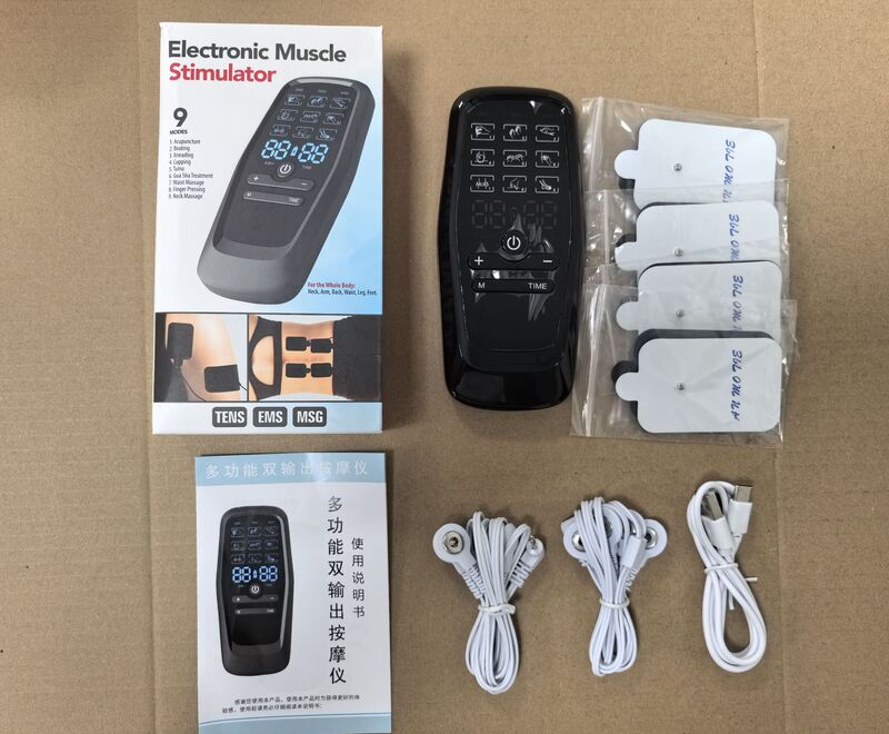 国境を越えた売れ筋のデュアル出力デジタル経絡マッサージャー中低周波電気刺激マッサージャーパルス理学療法マッサージャー|undefined