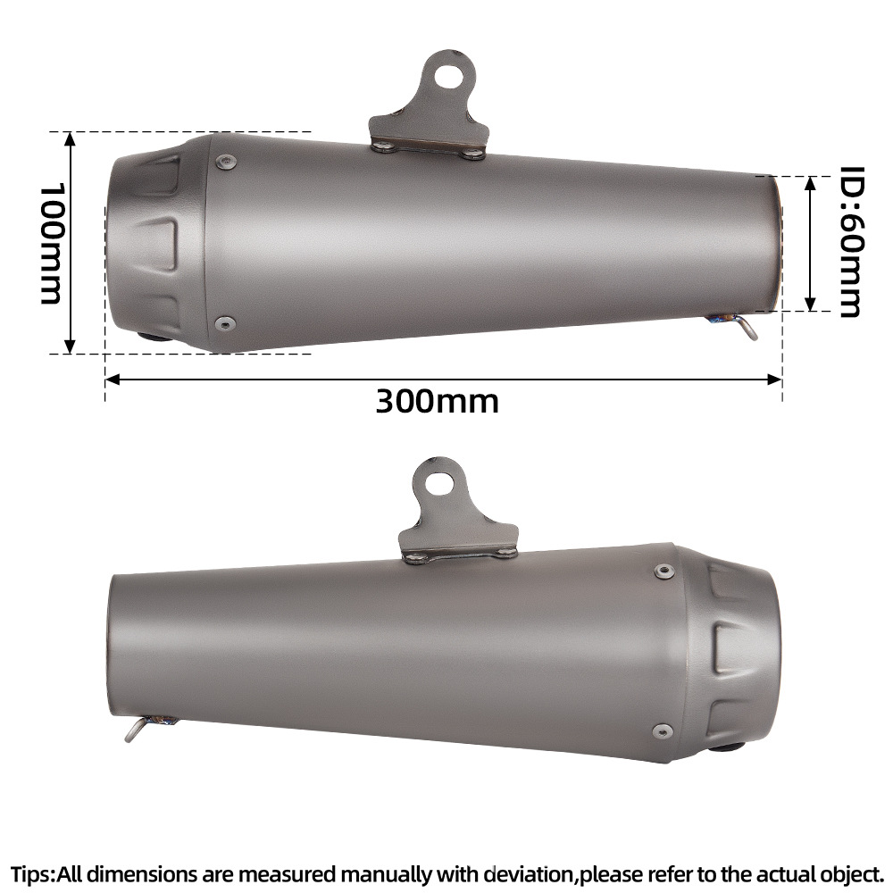 Suitable for Modified Exhaust Pipes Italian Arrow Domestic Arrow Brand Silencer Back Pressure Tail Section Universal Exhaust Pipe