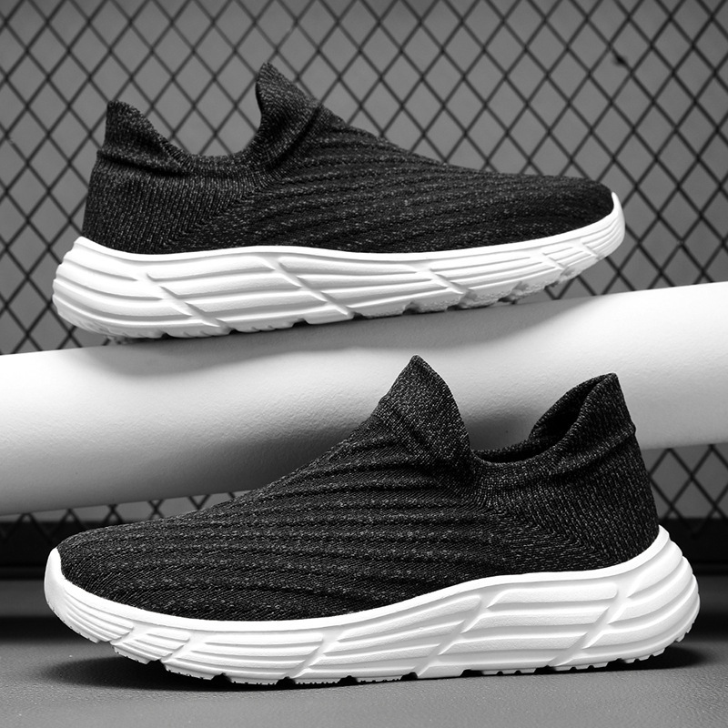 Zapatos de senderismo transfronterizos al aire libre de otoño zapatos de malla transpirables ligeros y suaves zapatos de calcetines para hombres