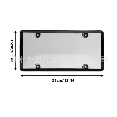Black Transparent, License plate holder/license plate holder