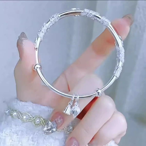 Like Jinlian Puff bracelet about 30g+certificate+gift box