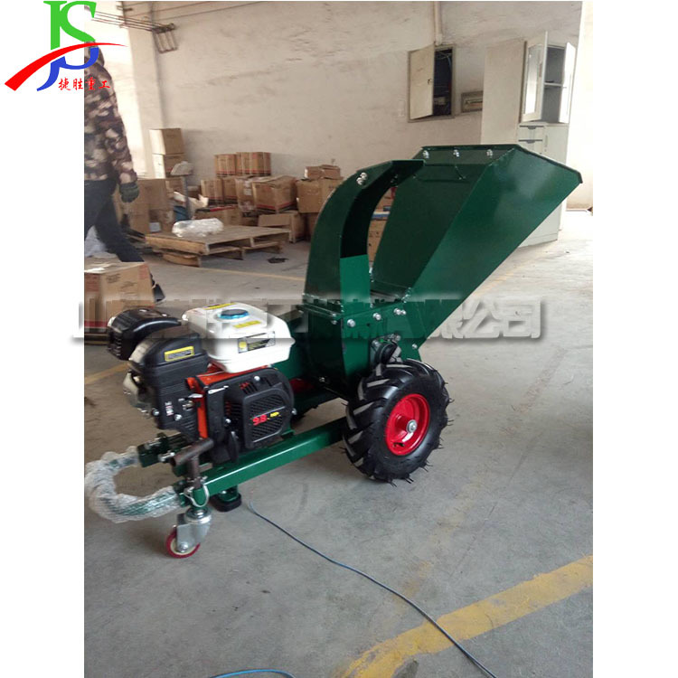 Trituradora de ramas y ramas móvil máquina de ramas de poda de carretera pequeña trituradora de ramas de gasolina de paja
