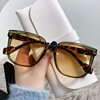 Glasses, retro fashionable trend sunglasses, 2022 collection, Korean style, wholesale