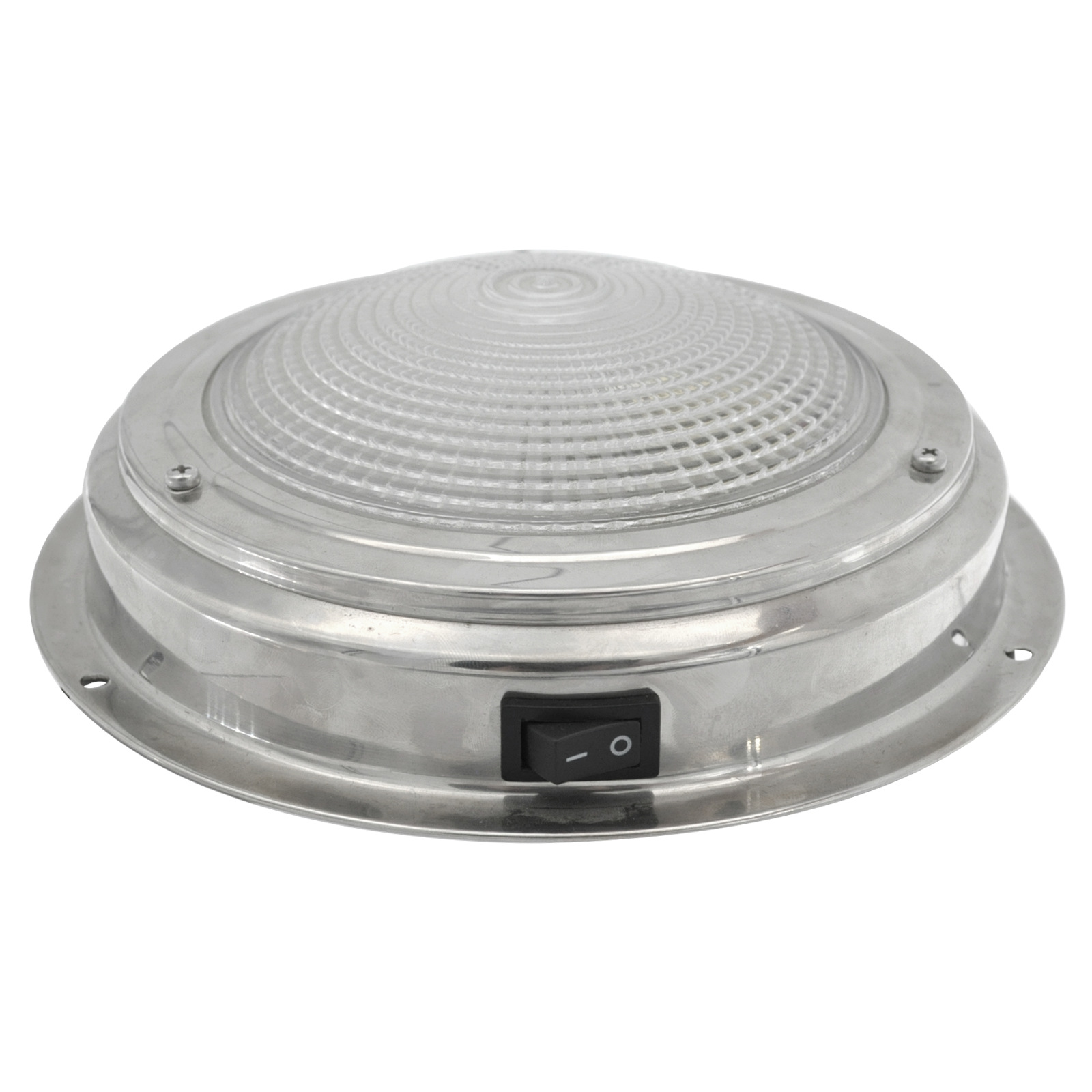 圆顶灯按钮船用灯具尼龙不锈钢五金手拨灯 游艇配件批发3/4/5寸