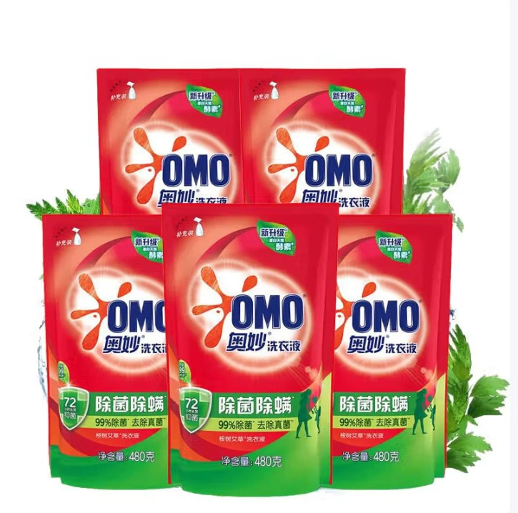 Стиральный порошок Aolai, 480 мл, сменный блок, антибактериальный, против клещей, глубокое очищение, защита труда, закупки для семейного благополучия, оптом и с доставкой