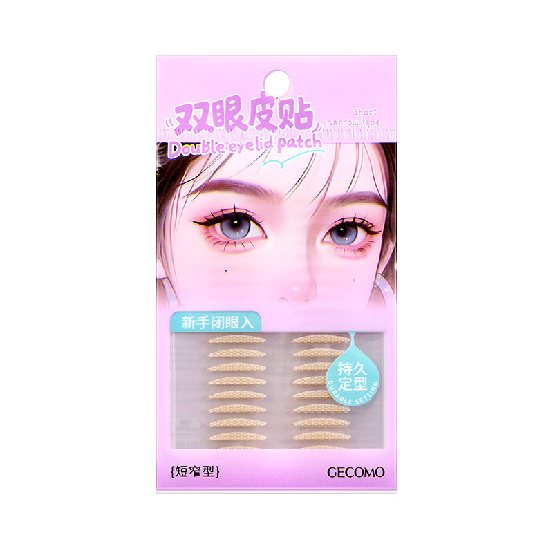 GECOMO natural cero sentido doble párpado natural sin marcas ajuste local de la forma del ojo doble párpado único parpado de belleza