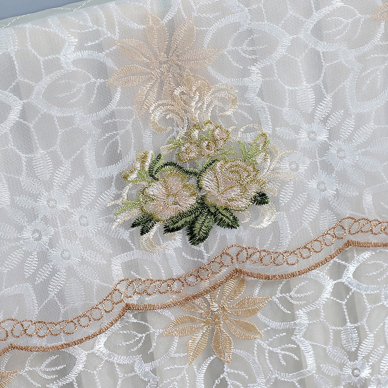 TV cubierta de polvo 50 pulgadas 55 pulgadas 65 tela de cubierta de TV LCD para arrancar sin toallas de encaje