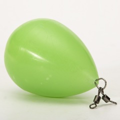 Night fishing PP solid glow-in-the-dark float fishing float egg-shaped floating long-range assist ball floating assist casting device fishing float wholesale