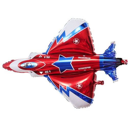 New Year's Eve astronaut rocket ship aluminum film floating aluminum foil helium balloon cartoon airplane children's balloon street stall wholesale