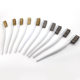 3 rows of stainless steel wire copper wire brush text play small toothbrush paste backing cleaning walnut diamond tools a generation of hair