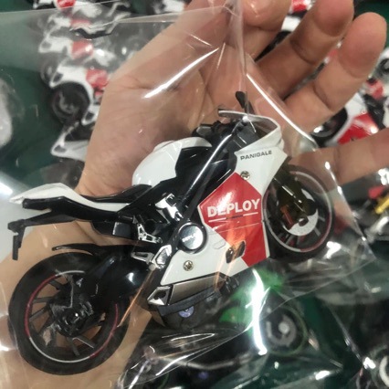 【73G】OPP 가방 H7788-1 Du 흰색 시뮬레이션 오토바이 모델 12*6*6.5CM