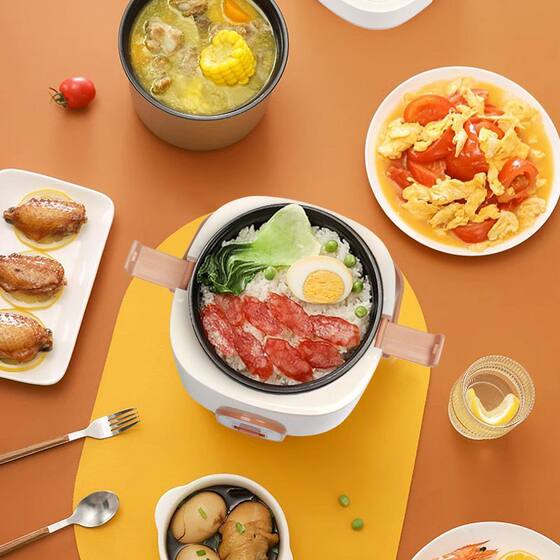 Jin Zheng Electric Rice Cooker 1 to 2 Mini Multifunctional Small Electric Rice Cooker 1.2L Student Dormitory Cooker