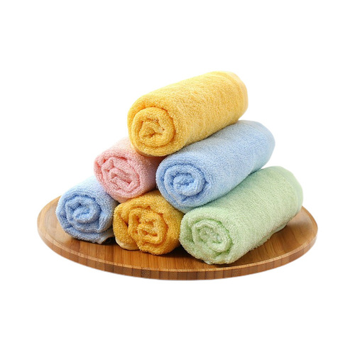 Bamboo fiber face wash absorbent towel souvenir gift labor protection street stall beauty salon towel wholesale factory embroidered logo