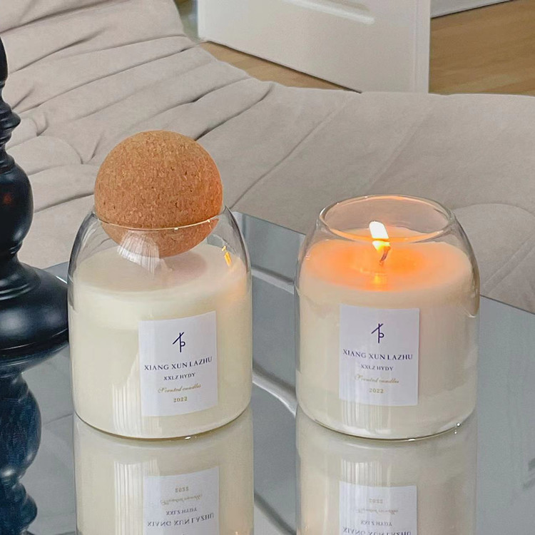 （旅遊罐裝-藍）簡約風小眾香薰蠟燭家用臥室香氛薰香實用禮物