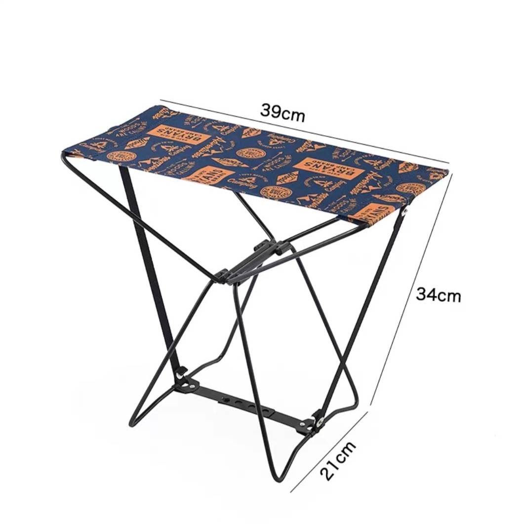 블루 오렌지 로고 가방