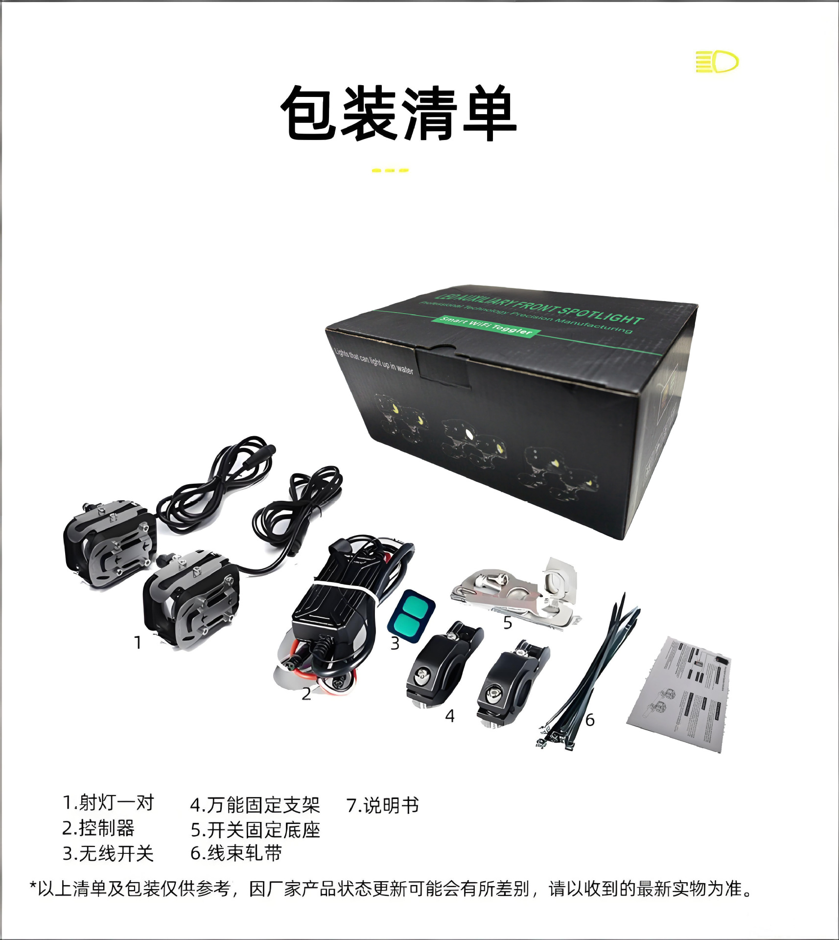 Motorcycle Spotlight High Power LED Driving Light