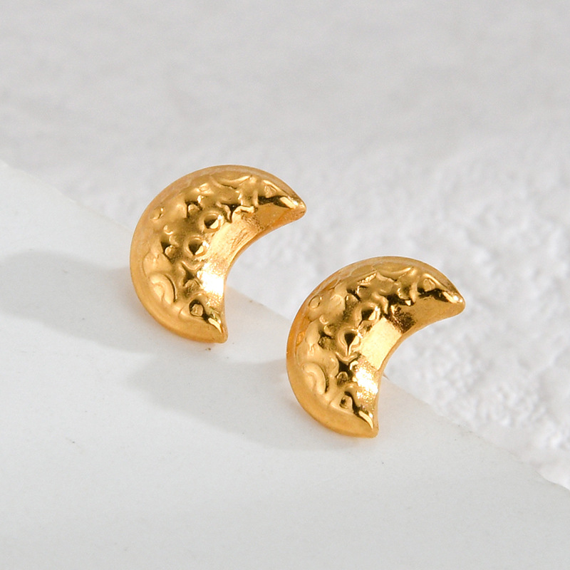 Women's Gender 1 Pair Simple Style Star Elephant Plating 304 Stainless Steel Ear Studs