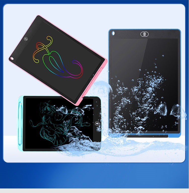 Luz de oficina LCD de color para niños, borrador de pizarra pequeña, tablero de dibujo, tablero de dibujo, tablero de escritura, pintura, pintura electrónica, graffiti