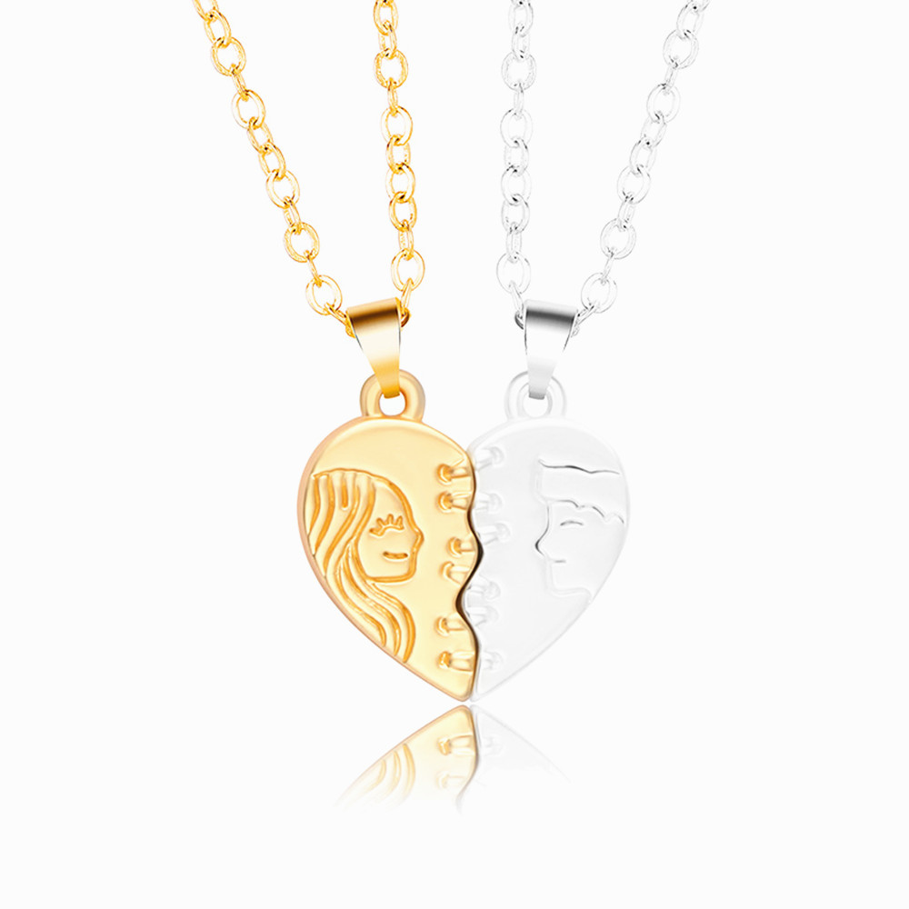 Couple's Heart Necklace 2
