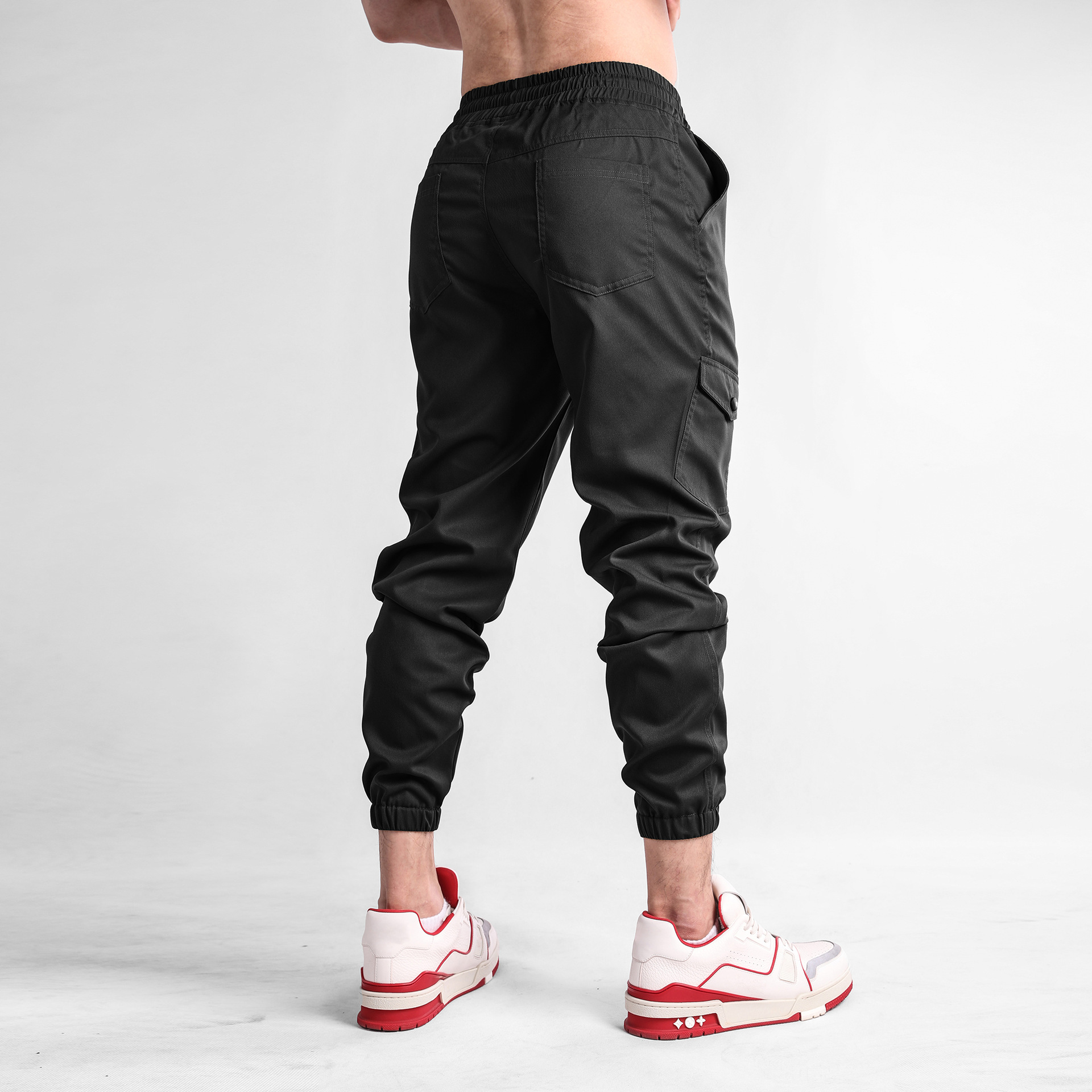 El comercio exterior de tamaño Europeo pantalones de chándal de los hombres al aire libre desgaste de moda marca herramientas de tobillo-longitud Pantalones deportivos de primavera y otoño casual Nuevo