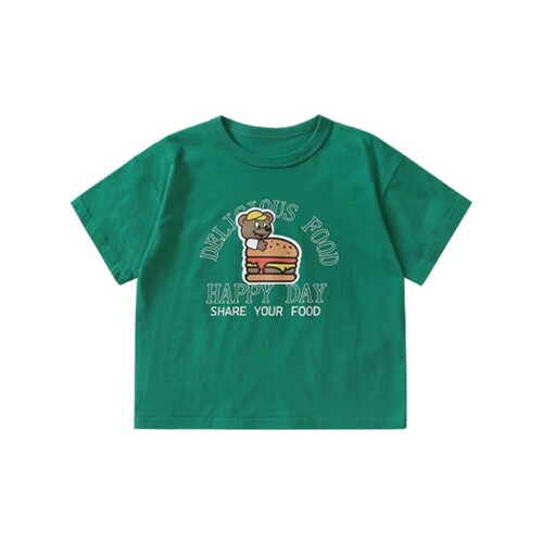 Kids' Boys' Printed Short-Sleeved T-Shirt Summer Style Infant Children's Clothing Baby Toddler Tops Fashion Thin X4274