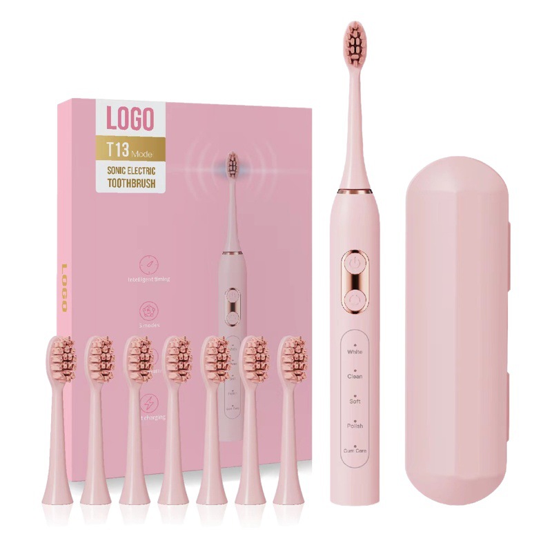 T13 Sonic cepillo de dientes eléctrico adulto pareja recargable cepillo de dientes eléctrico transfronterizo
