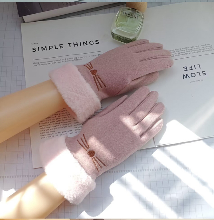 드벨벳 고양이털 입-암컷 핑크