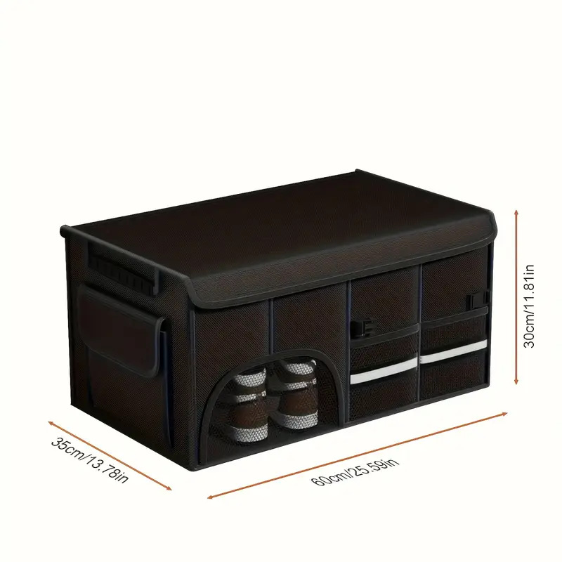 Car Glove Box Oxford Cloth Car Storage Folding Storage Box Trunk Storage Box
