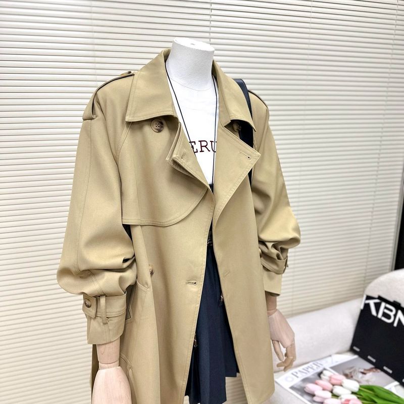 小个子卡其色风衣外套女2025年春秋新款设计感超好看宽松休闲上衣|undefined