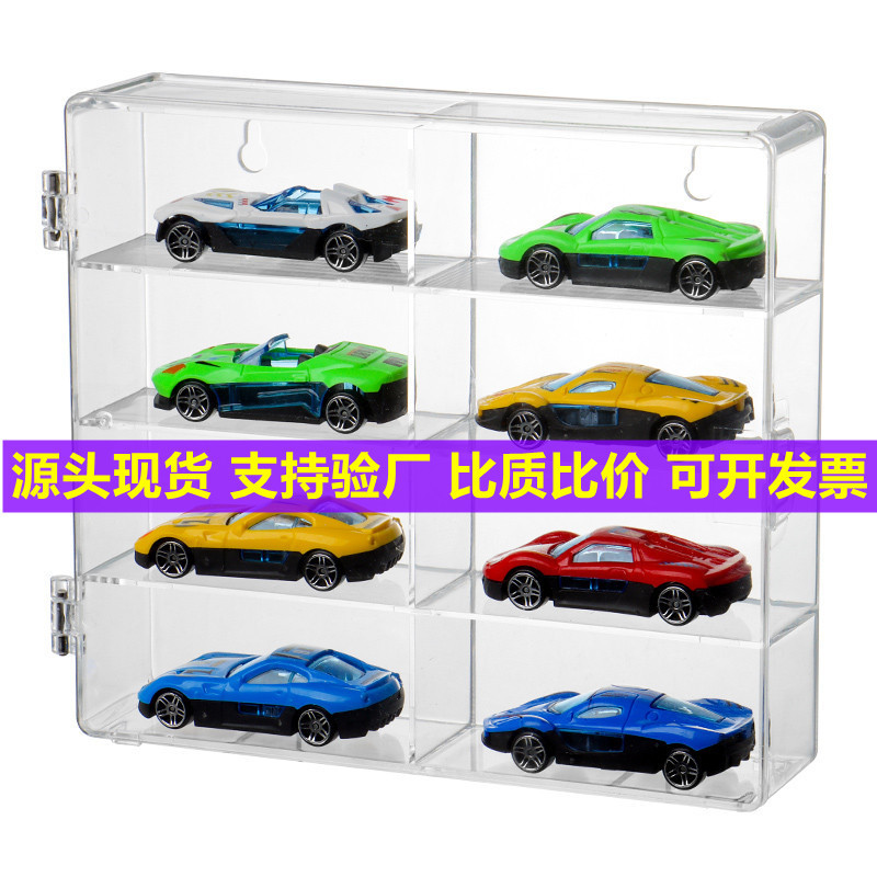 1:64 Toy Car Model Storage Box Domeka Hot Wheels Alloy Car Model Display Stand Acrylic Storage Rack