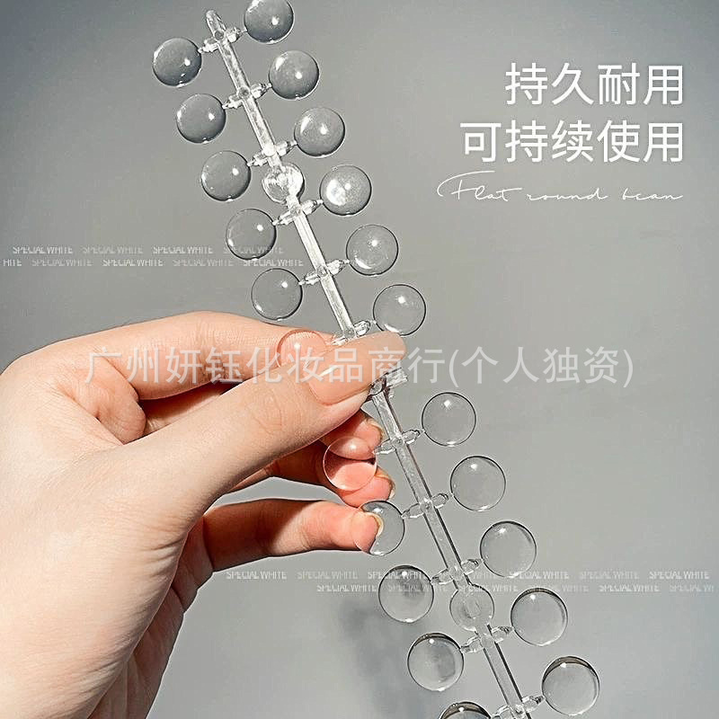 Nail Art Dot Color Card Round Swatch Nail Polish Gel Color Display Board Bottle Base Bottle 120 Pieces Nail Polish