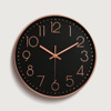 Fashionable Scandinavian quartz wall pocket watch, 30cm, simple and elegant design, wholesale