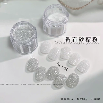 Dırnaq bəzəkləri 2025 New Model Fine Glitter - diamond-sugar-powder-0102