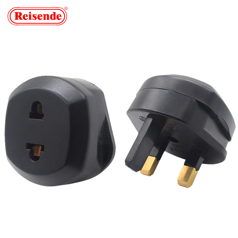 美标转英标转换插头 欧规转英规转接头 英国剃须刀专用插座转换头