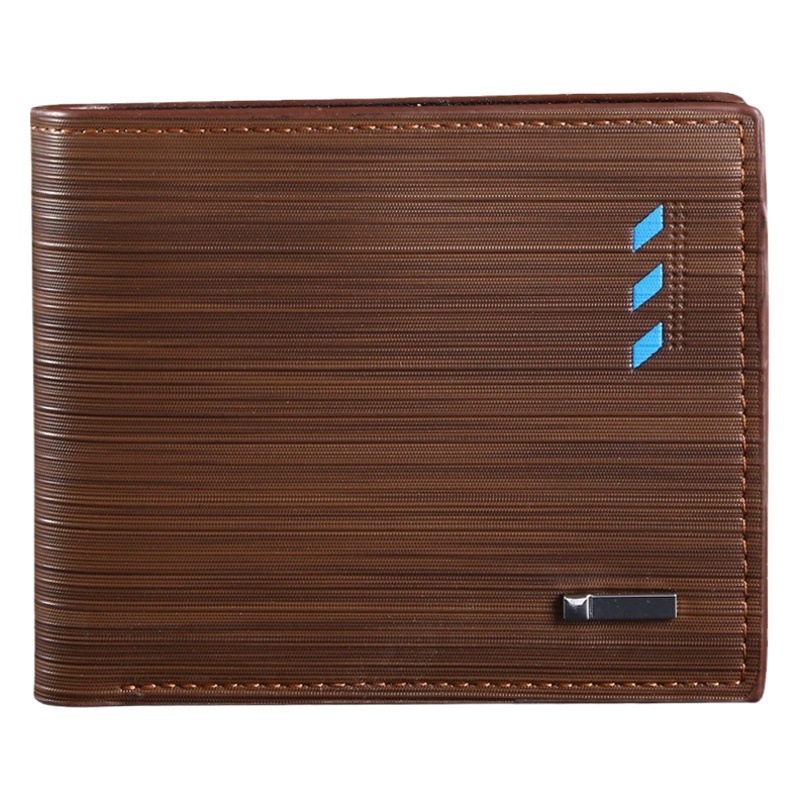 Cartera de moda de negocios cambio cartera titular de la tarjeta billetera de los hombres monedero corto monedero de cuero titular de la tarjeta de los hombres suministro transfronterizo