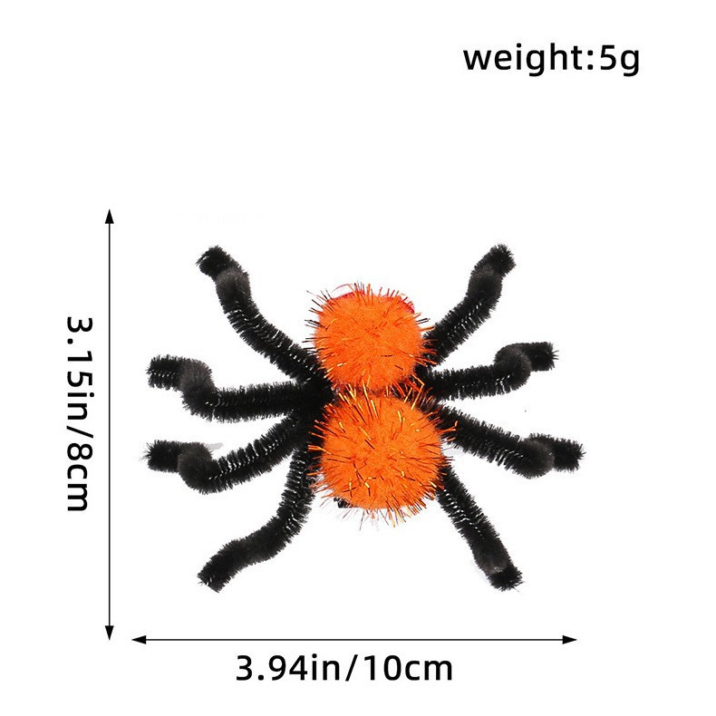 Nuevo cross-border Halloween Spider Hairpin, fantasmas, niños, adultos, accesorios de decoración de fiestas, extraños pinzas de cabello de araña