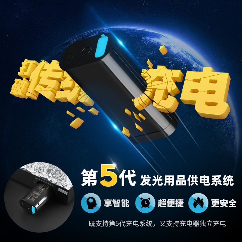 Barras transfronterizas cubo de hielo luminoso KTV cubo de cóctel acrílico cubo de champán cubo de hielo led marco de cerveza luminosa