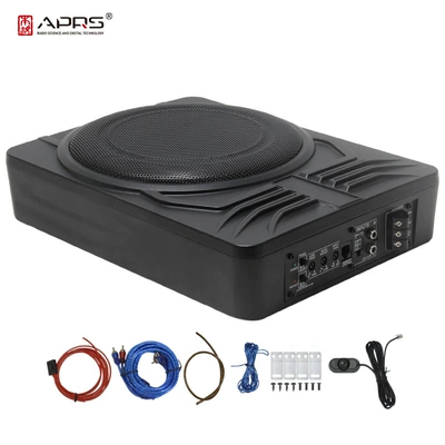 Cross-Border Direct Supply 10inch Spider Car Audio High-Power Active Mini Subwoofer Ultra-Thin Car Subwoofer Source Factory (Car speaker/subwoofer) - 10inch-spider-black-naked-machine
