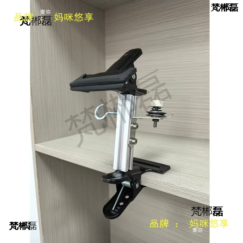 铝合金大力夹10cm双夹款编绳器手绳项链diy编织架大号夹子