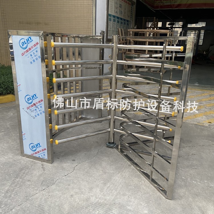 厂家现货供应车站高铁景区单向手推半高转闸出入口防止逆半高通道
