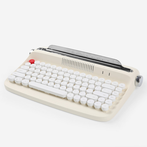 actto Bluetooth wireless office typewriter feel keyboard tablet computer fashion retro round keycap English model