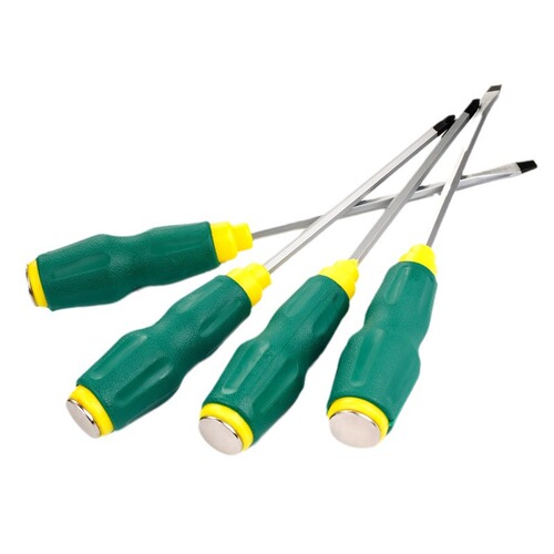 One-word batch screwdriver that can be knocked through the core 6 inches 10 inches cross screwdriver flat mouth screwdriver industrial grade large bold