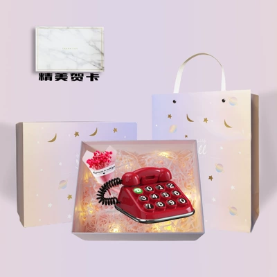 Nömrəli dayanma kartı — Phone Number Plate Creative - retro-parking-sign-red-xingyue-gift-box-set