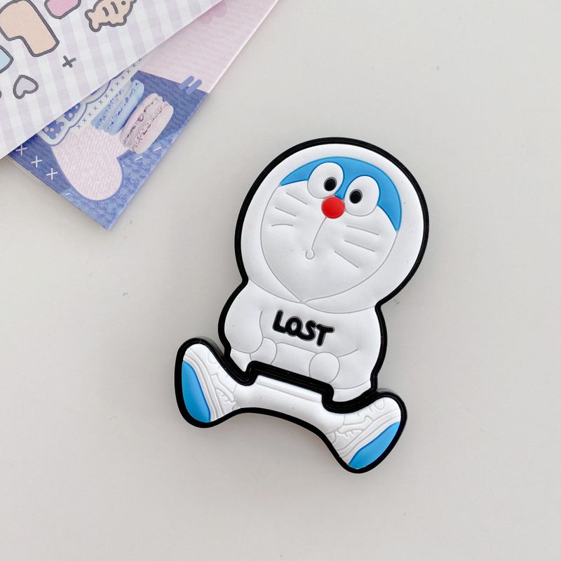 漫画卸売かわいい伸縮トロリー猫電話ケースアクセサリー装飾デスクトップ自己粘着ステッカー兼用スタンドイン|undefined