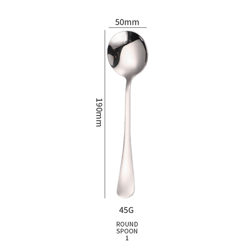 1010ステンレス食器ステーキナイフフォークスプーンサービス共通スプーン漏れコーヒー攪拌スプーン氷スプーンケーキシャベル卸売り|undefined