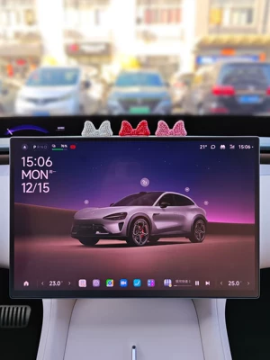 Accessory Suitable for Xiaomi | Car ornaments - diamond-bow-3-piece-set