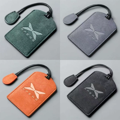 Car key bag — Minimalist Card Key Case - dark-green-xiaopeng-simple-rope
