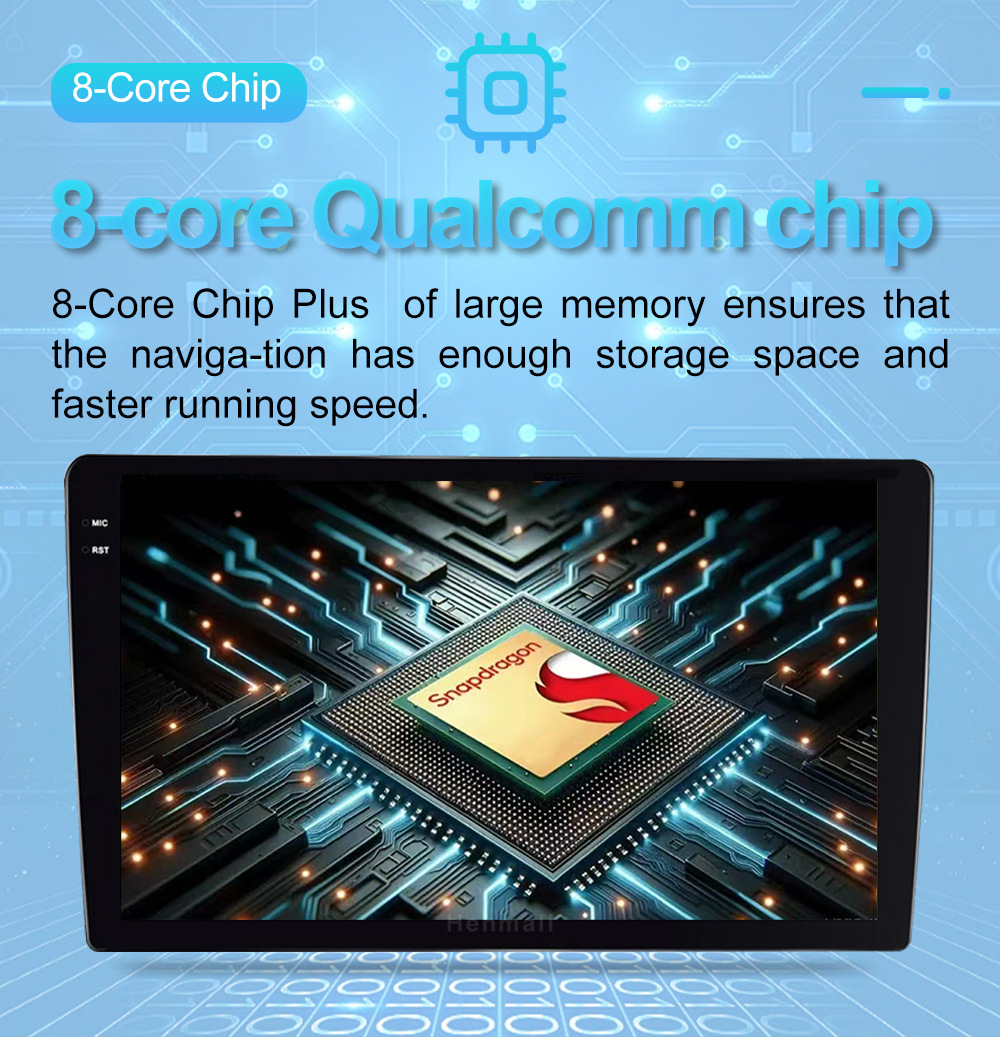 Qualcomm Modified Car Audio Dsd Audio Decoding Full Metal Frame 7-Inch 9inch 10inch Versatile Car Central Control