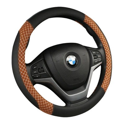 Steering wheel cover multi-color embossed car handle cover